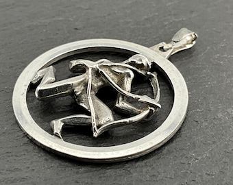 Sergio Bustamante Sterling Silver Sagittarius Zodiac Pendant