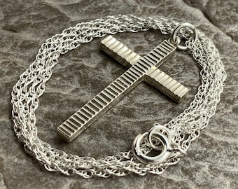 Silver Vintage CH Cross PD