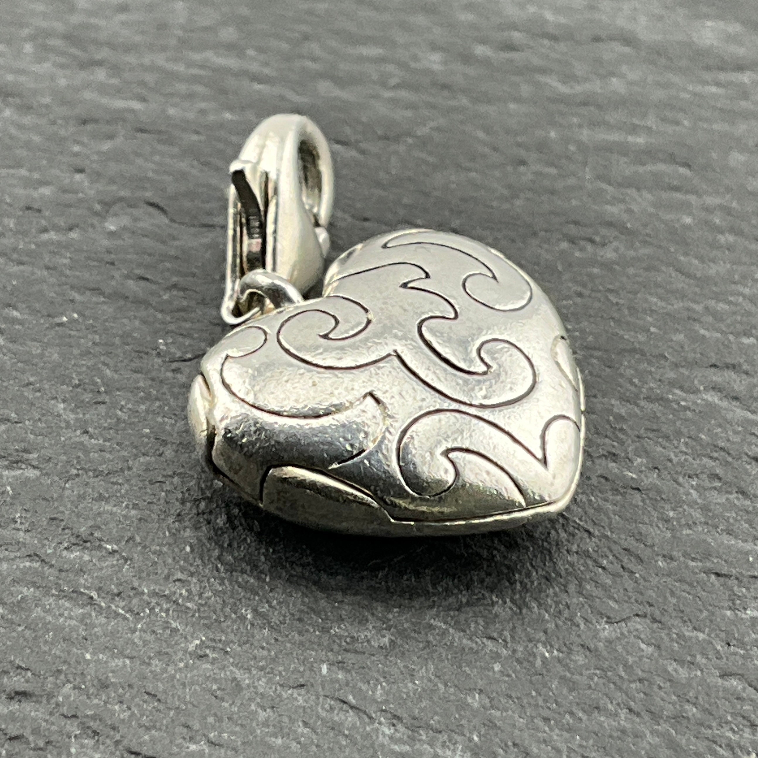 Genuine Thomas Sabo Sterling Silver Heart Locket Pendant Etsy