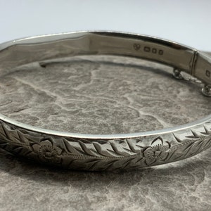 vintage Sterling Silver Stacker Bangle
