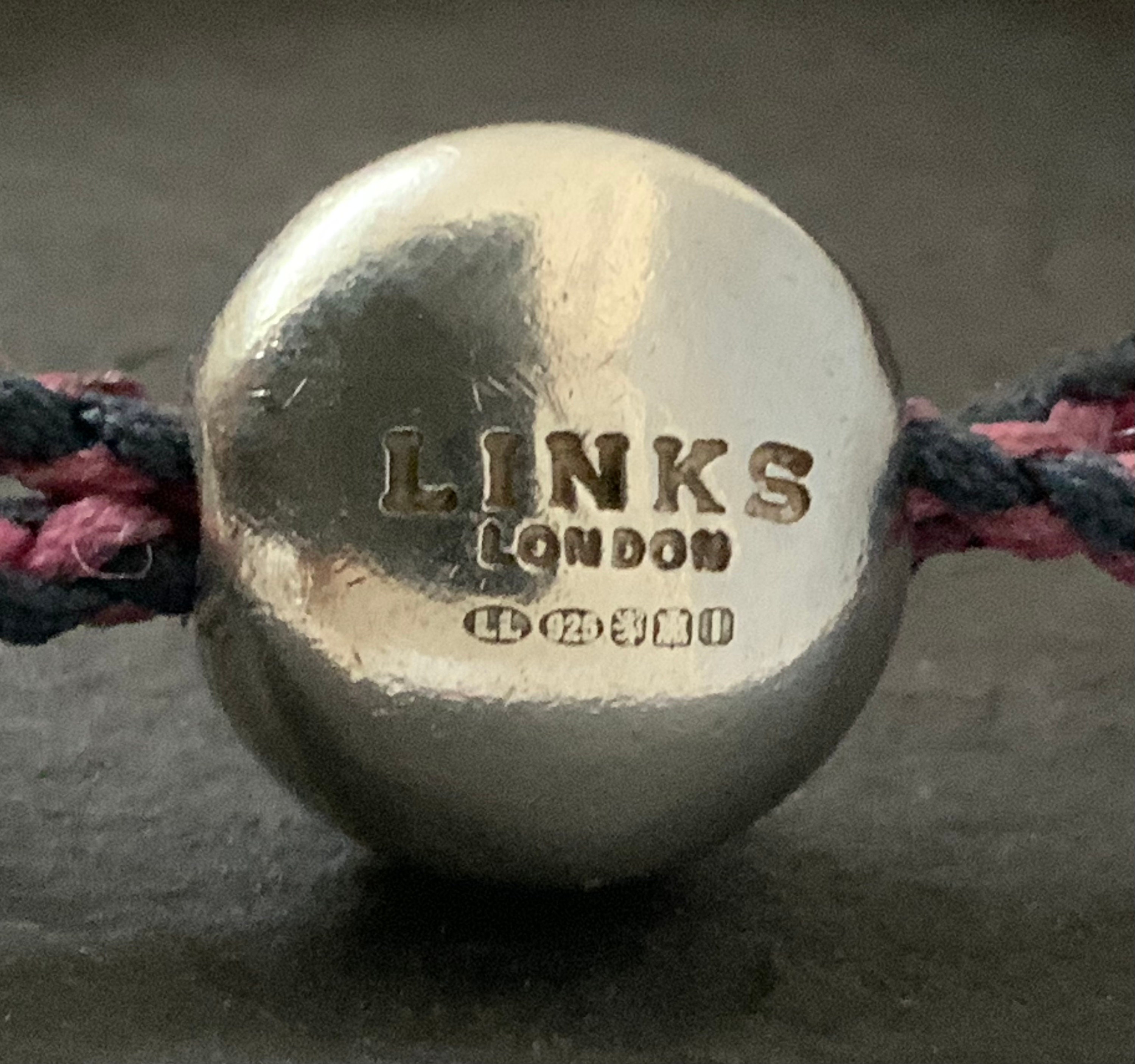 Genuine Links of London Sterling Silver Friendship Bracelet