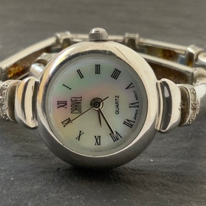 Vintage Solid Sterling Silver Quartz Wrist Watch