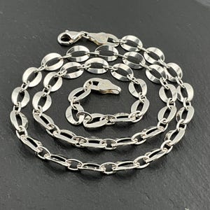 Vintage Sterling Silver Fancy Link Necklace
