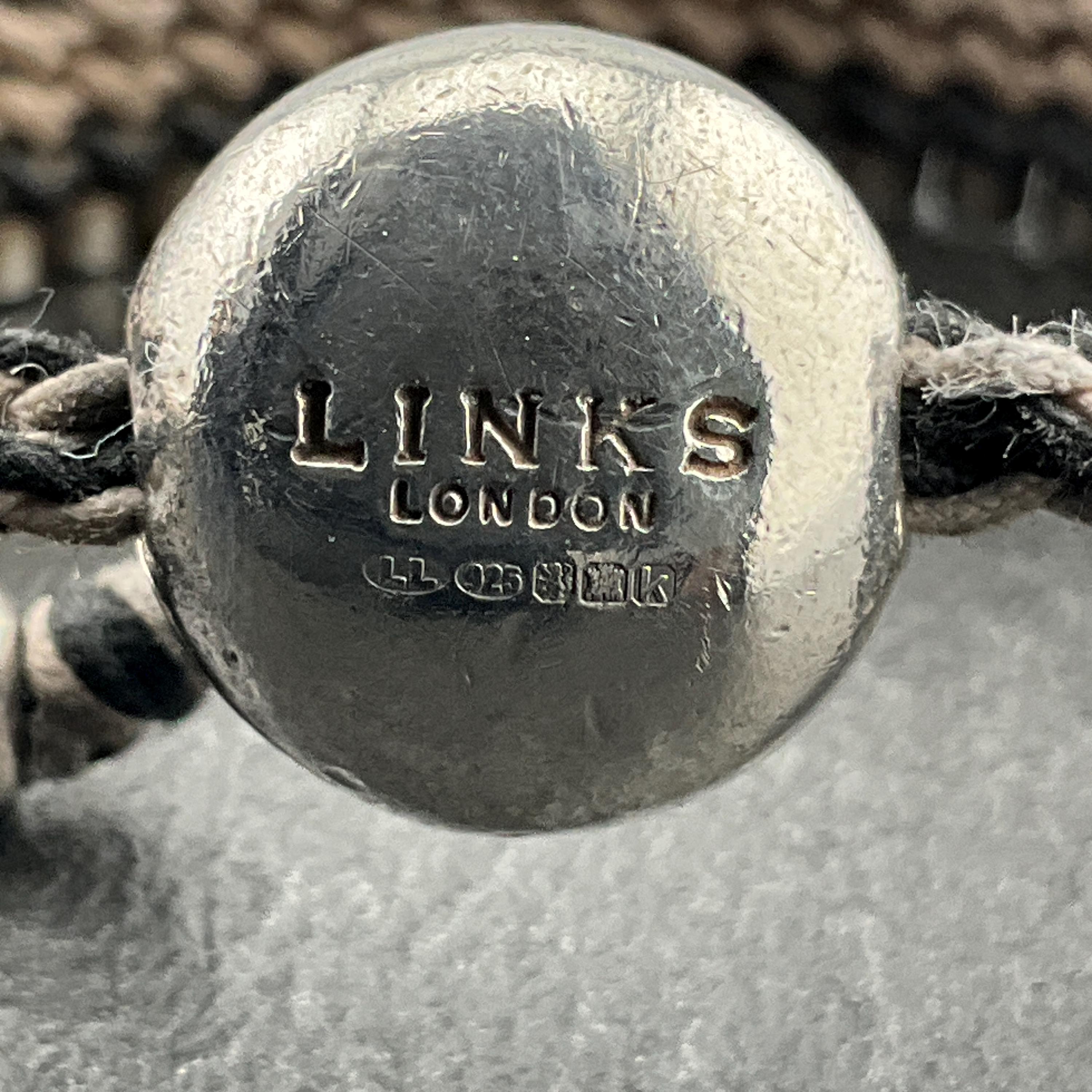 リンクス・オブ・ロンドン 刻印入り .925 スターリングシルバー 記念 