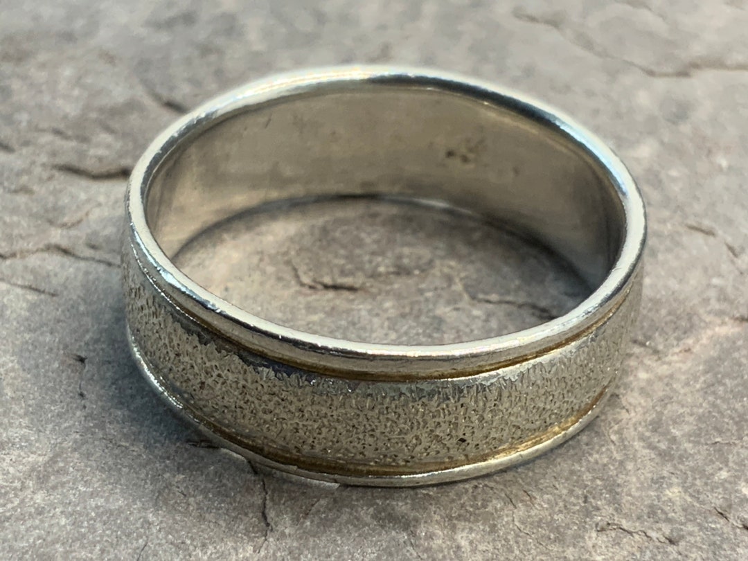 ヴィンテージ！Silver Chunky Tapered Band リング ヴィンテージ！Silver Chunky Tapered Band リング レディース