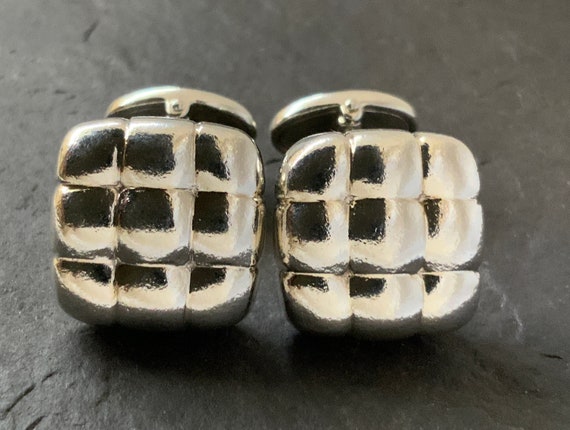 Genuine Links of London Sterling Silver Cuff Links