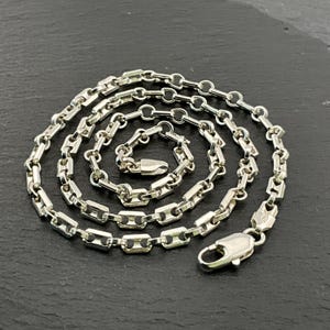 Vintage Sterling Silver Fancy Link Necklace