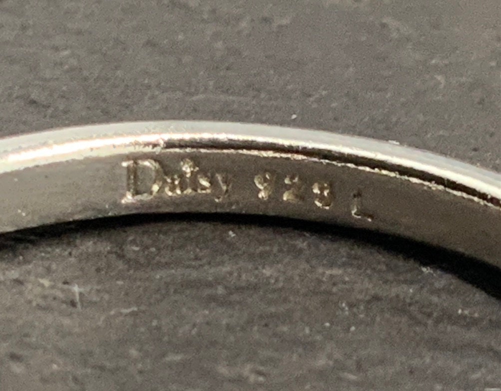 Anello Donna - Ape Margherita - in Argento 925 Placcato Oro E Smalti