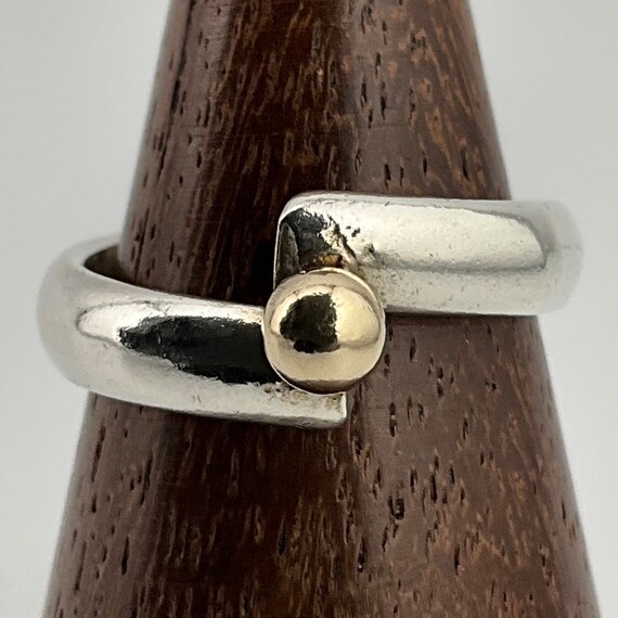 Vintage Sterling Silver Statement Ring, UK Size L… - image 6