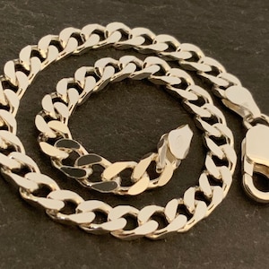 Vintage Sterling Silver Curb Link Bracelet