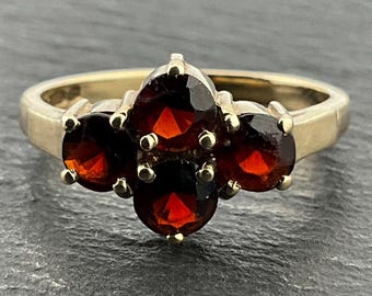 アンティーク 9ct ローズゴールド シグネット リング、UK サイズ P1/2