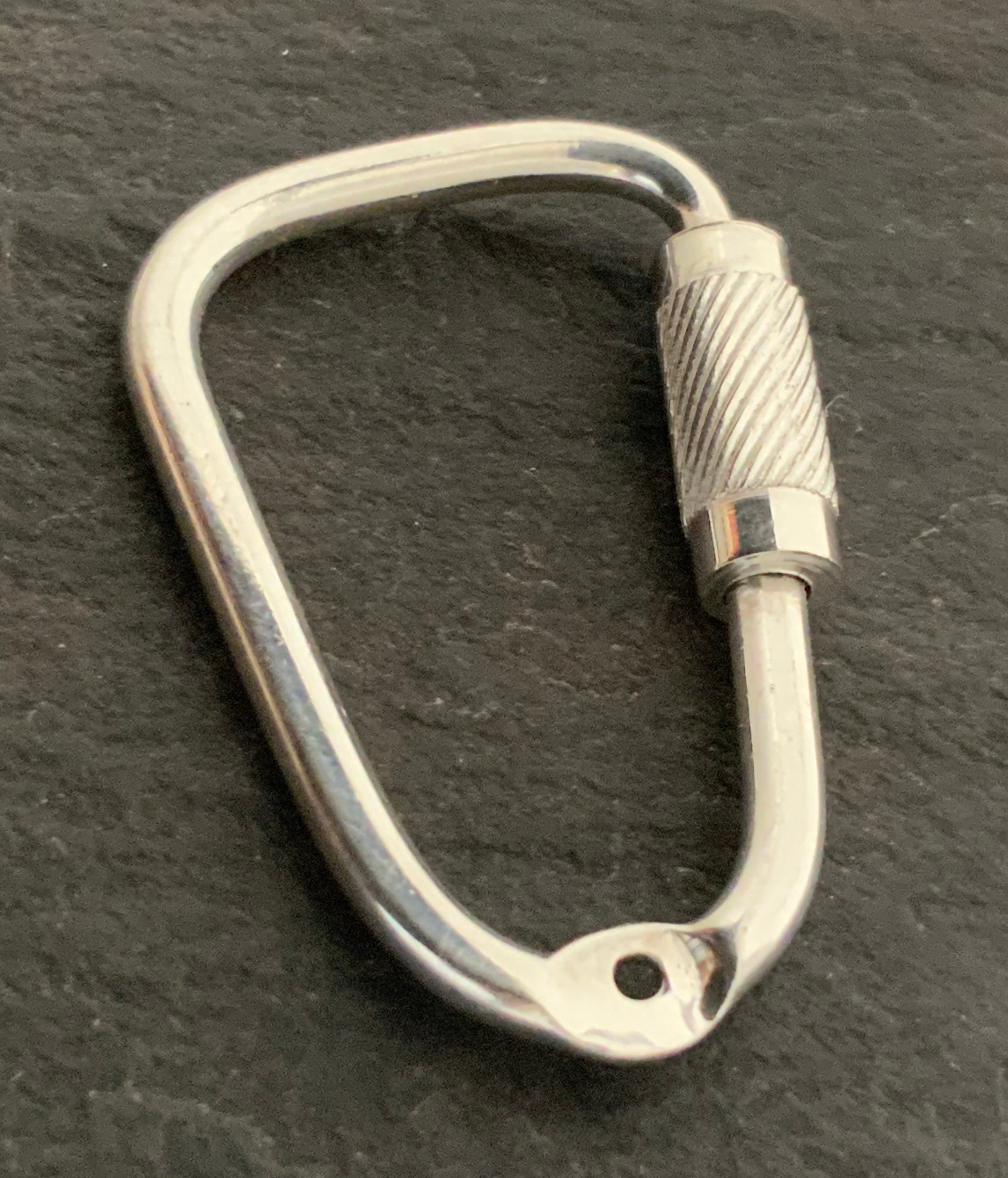 Carabiner clasp, Sterling silver connector, 100% recycled materialLucid  Leah