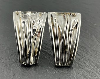 Vintage Sterling Silver Dangle Stud Earrings