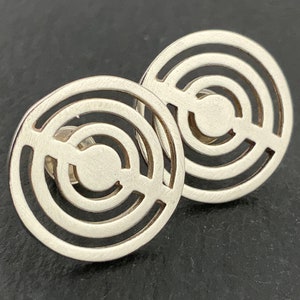 Vintage Sterling Silver Stud Earrings