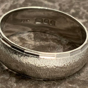 Vintage Sterling Silver Band Ring, Size K1/2