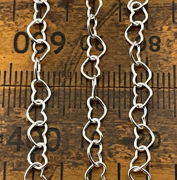 Vintage Solid Sterling Silver Interlocking Hearts… - image 9