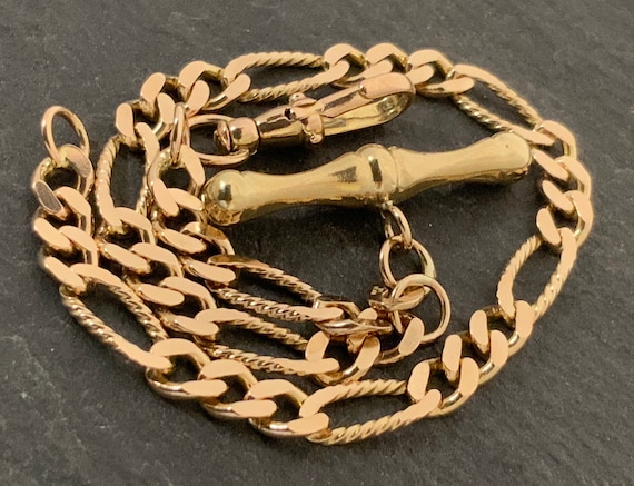 9ct gold t bar best sale bracelet