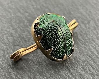   スカラベ ブローチ ヴィンテージ 9ct ゴールド スカラベ ビートル ブローチ - Etsy 日本
