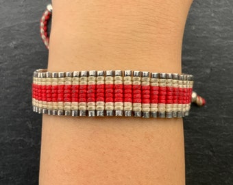 リンクスオブロンドン シルバー ピンクと紺and赤ブレスレット 本物のリンクス・オブ・ロンドン フレンドシップブレスレット - Etsy 日本