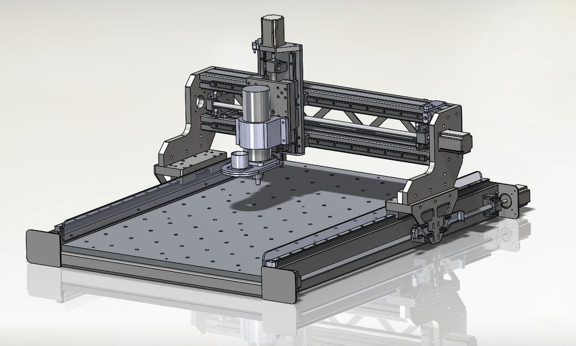 Machining Model Maker DIY CNC Router Milling Machine 3D Model - Etsy New Zealand