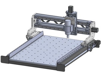 DIY CNC Router Milling Machine 3D Model