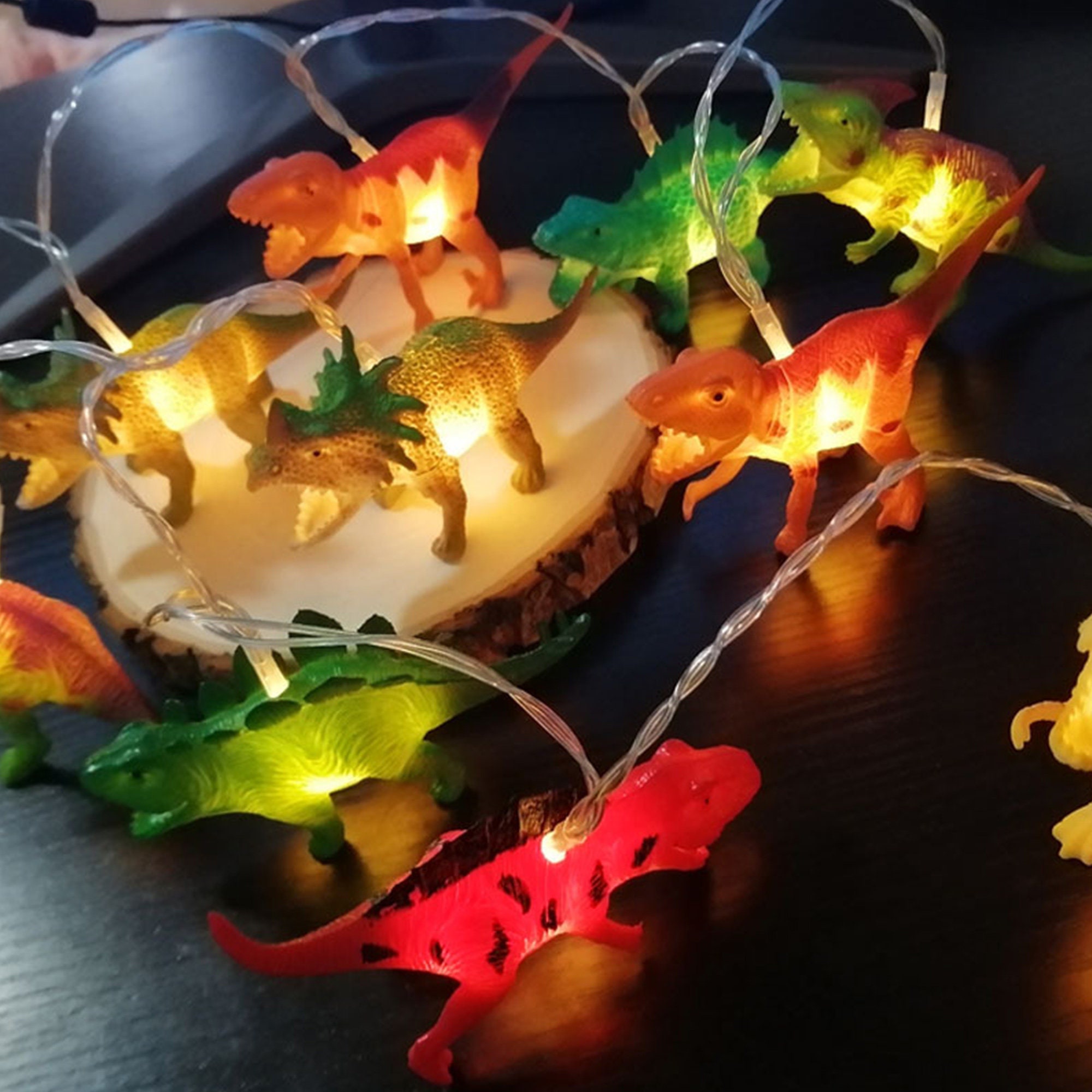 Dinosaur String LED Lights Dinosaur String Lights Dinosaur Etsy