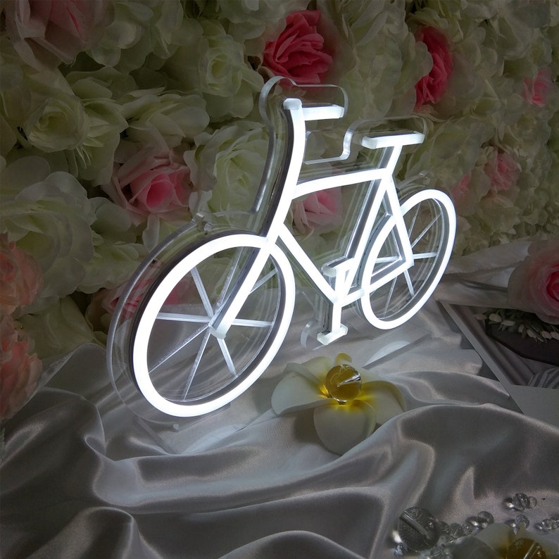 Bicycle Neon Lights Bicycle Neon Sign Custom Bike Sign Neon Etsy