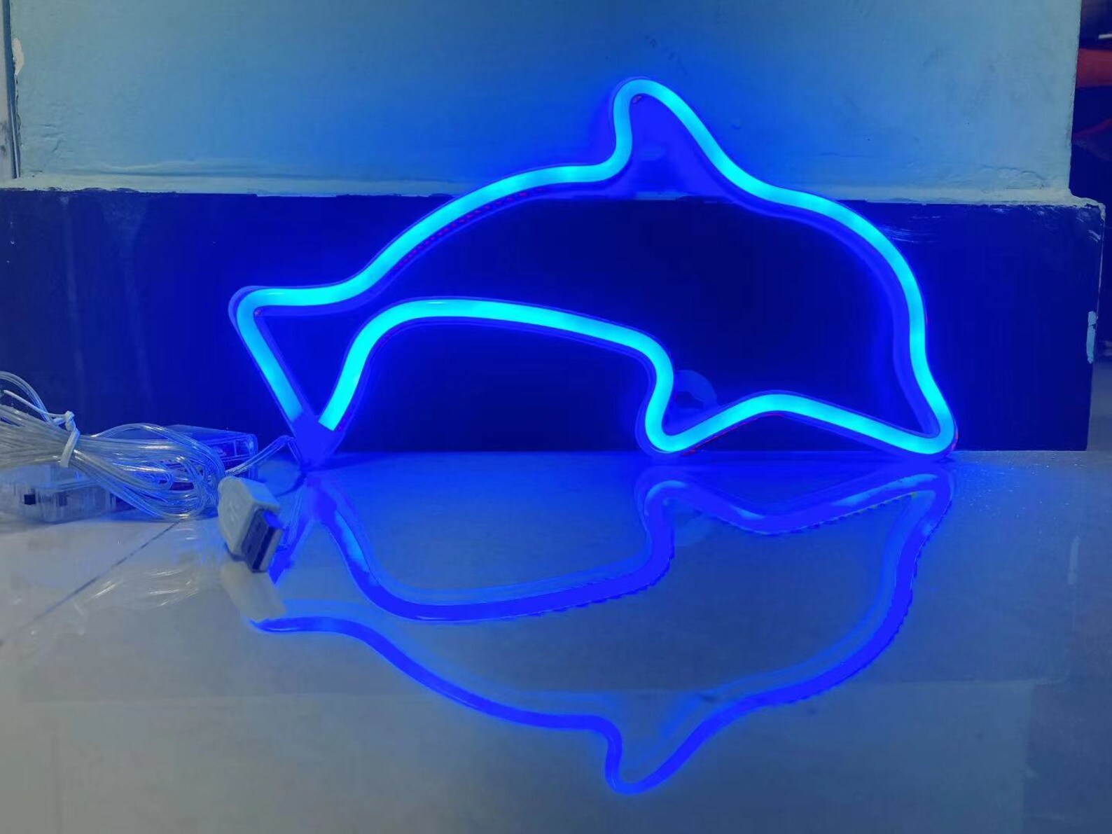 Dolphin Neon Dolphin Neon Sign Small Neon Sign - Etsy