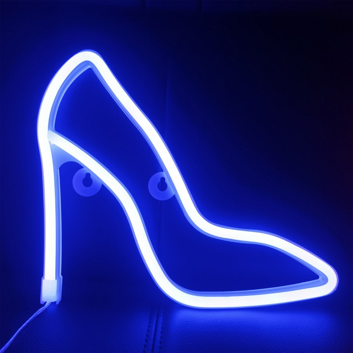 high heels neon