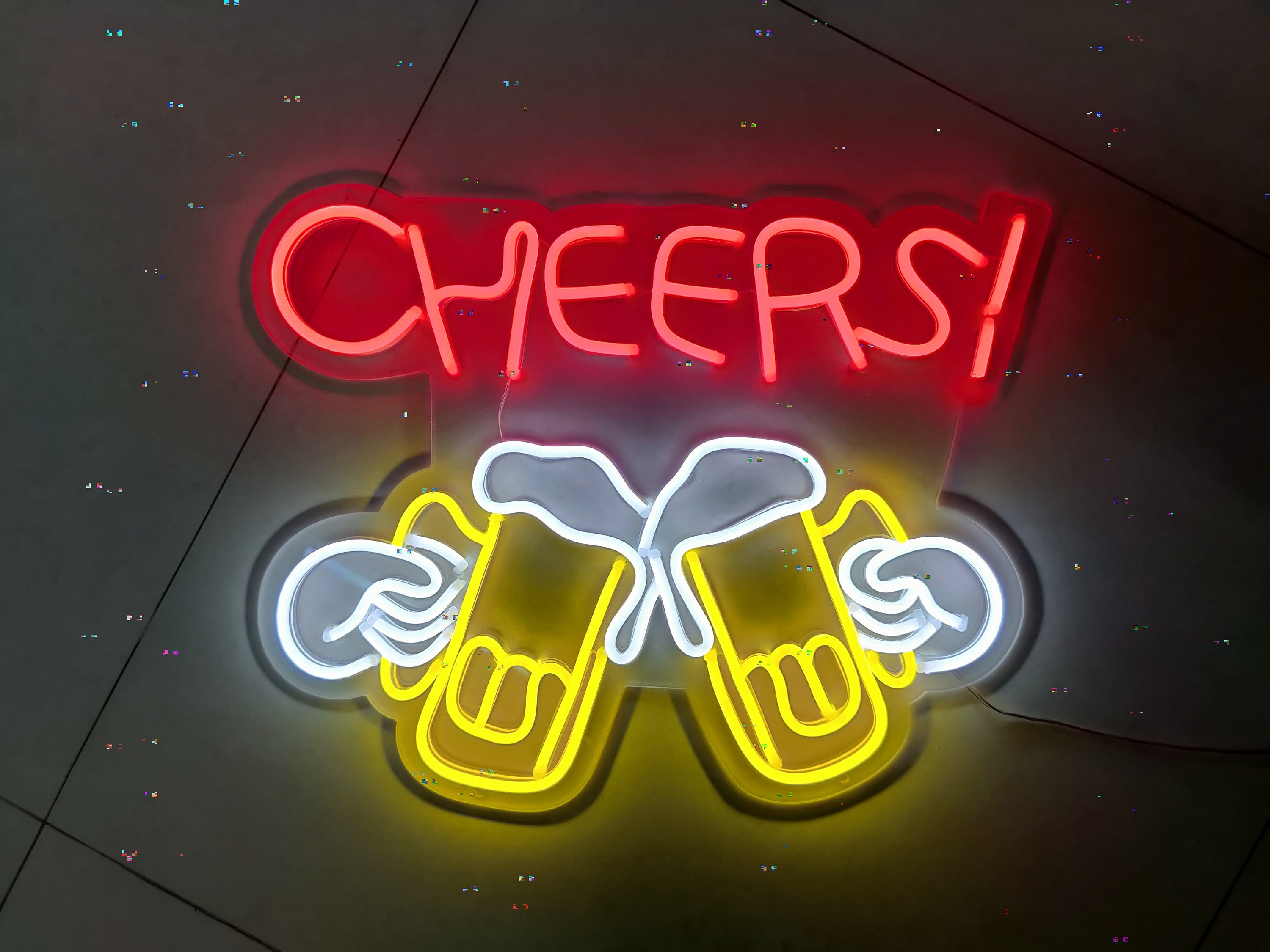 LED Lights cheers Custom Neon Lights Bar Neon Etsy