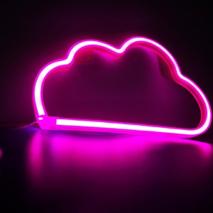 Cloud Neon Light/ Blue Cloud Light/ Neon Sign/ Custom Neon | Etsy