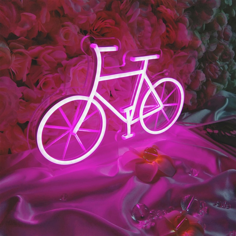 Bicycle Neon Lights Bicycle Neon Sign Custom Bike Sign Neon Etsy