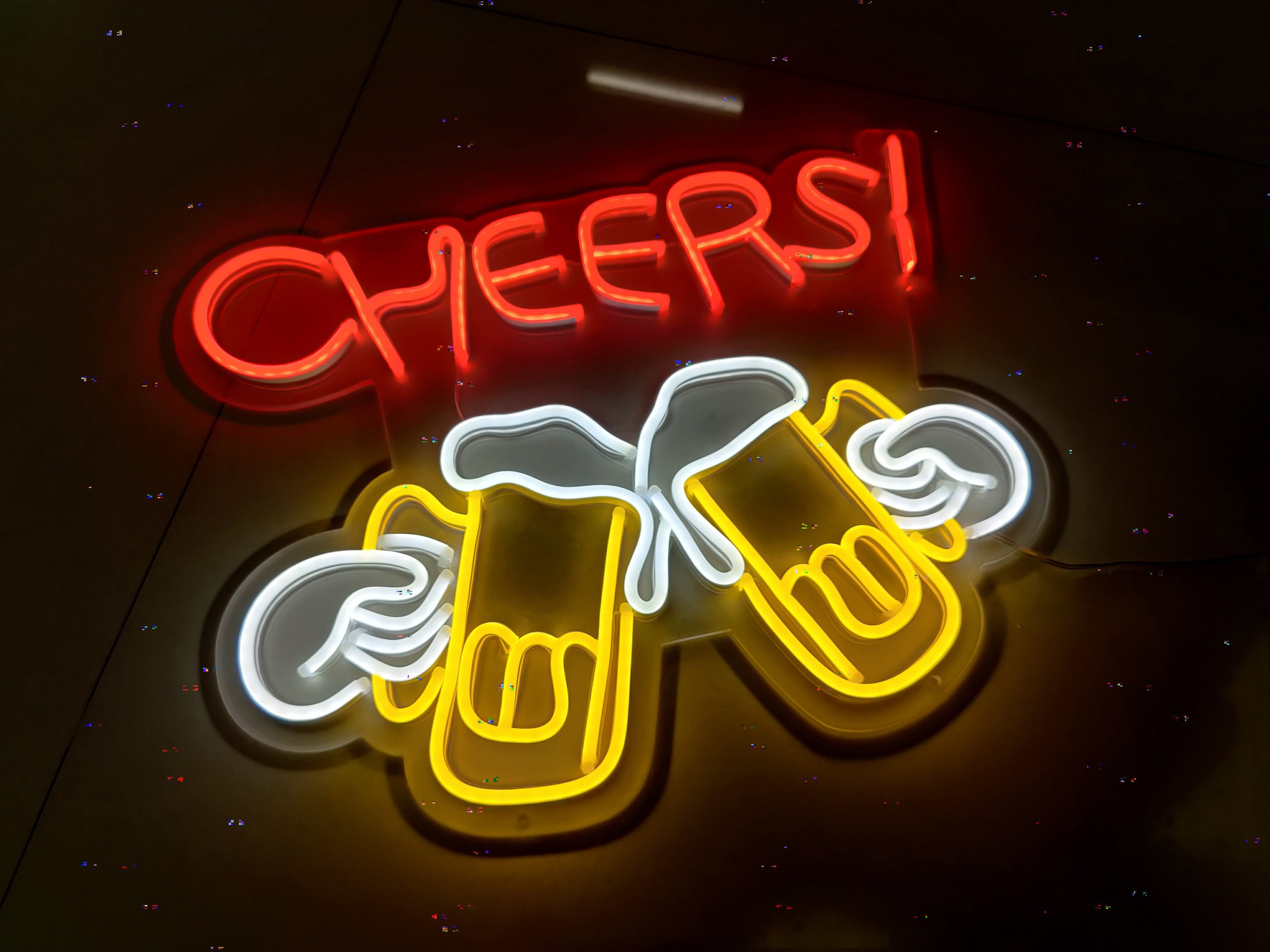 LED Lights cheers Custom Neon Lights Bar Neon Etsy
