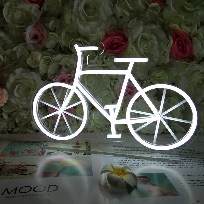 Bicycle Neon Lights Bicycle Neon Sign Custom Bike Sign Neon Etsy
