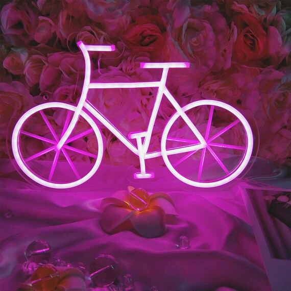 Bicycle Neon Lights Bicycle Neon Sign Custom Bike Sign Neon Etsy