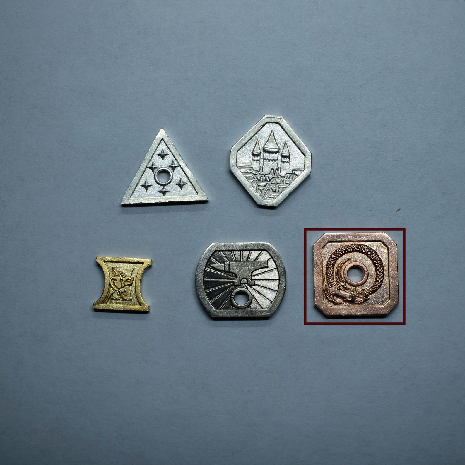 DnD Copper Metal coins TableTopGames Coins for D&D and other Etsy