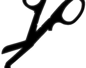 Bandage Scissors Digital Download Bevat JPG, PNG & SVG Solid en Outline. Licentie gratis!