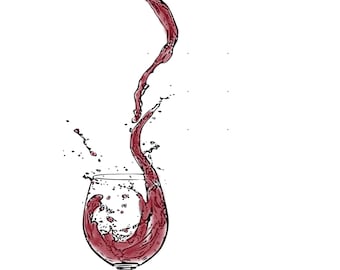 Pouring Wine PNG, SVG & JPEG Digital Download Licentie Gratis!