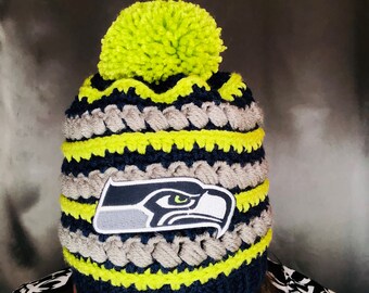 Seahawks Beanie - Etsy