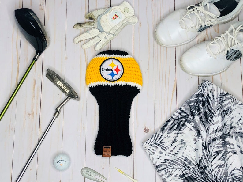 Golf Club Cover Knit Golf Club Cover Driver Head Covers Etsy
