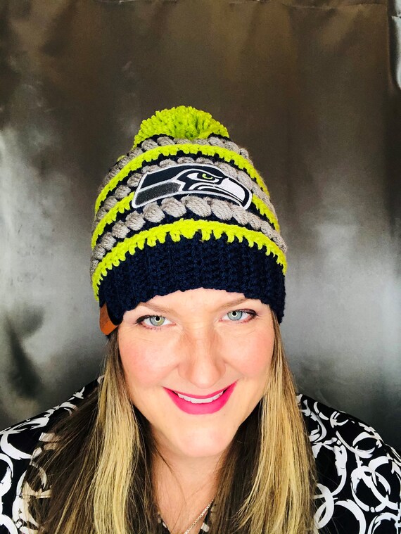 Seattle Seahawks Hat Seahawks Pom 