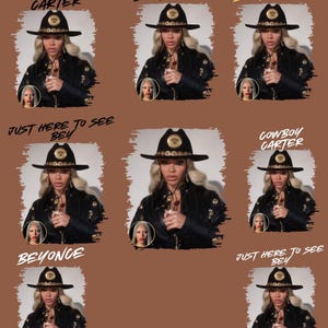 カウボーイ・カーター・ツアー PNG、ビヨンセ PNG、ブートレグ Tシャツ png、BeyHive、カウボーイ・カーター png、ビヨンセ コンサート