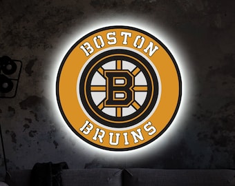 Boston Bruins neon sign, Boston Bruins sign, Boston Bruins led sign, Hockey team sign, NHL neon sign, Boston Bruins art, Boston Bruins decor