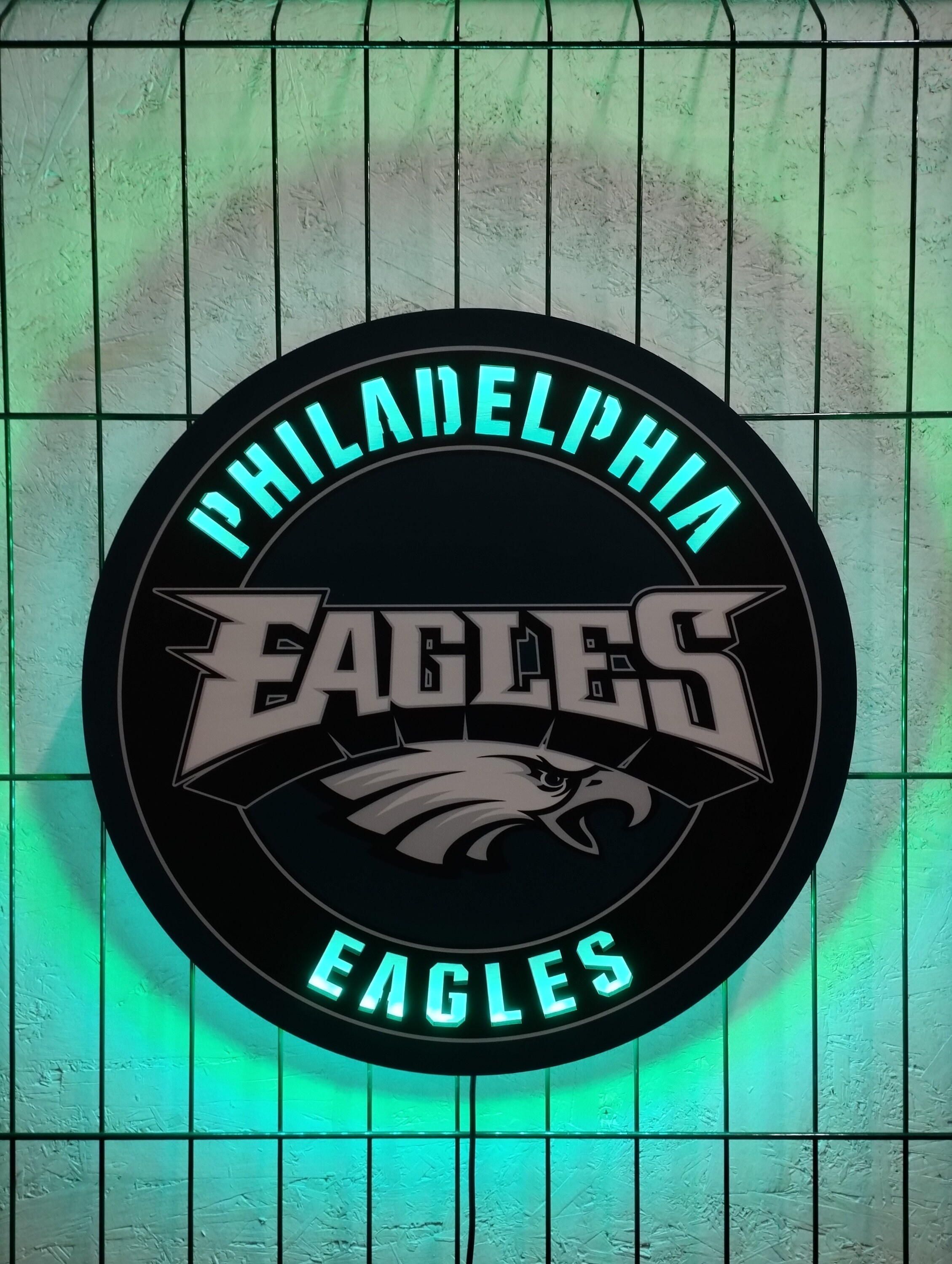 Philadelphia Eagles Neon Sign, Philadelphia Eagles Sign, Philadelphia