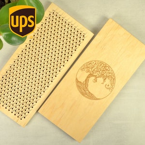 Sadhu Board for Yoga Practice for Begginer Advanced Pro 10 / 11.5 / 12.5 / 15 mm Sadhu Yoga Nail Board with Personalized Engraving Yoga Gift