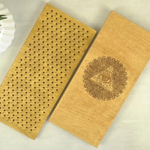 Sadhu Board &quot;All Eyes&quot; Galvanized Nails 10 mm/0.4 inch
