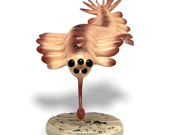 Estatueta de Opabinia regalis - Xisto Burgess (Pintada à mão) – resistente a quedas, alta resolução