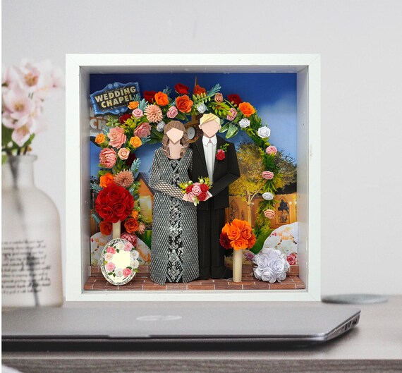 No.46 Graceland Wedding Chapel , Custom-made Original Origami art gift