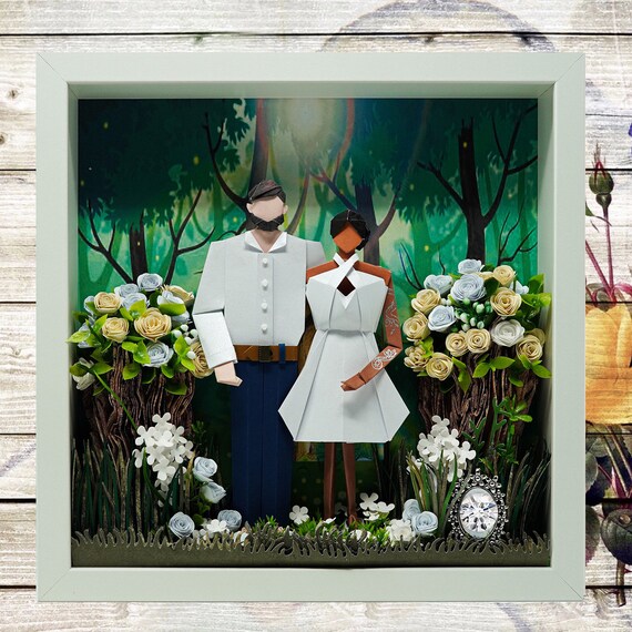 No.112 An engagement , Custom-made Original Origami art gift