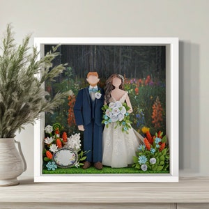 No.194 A gift for the special day, gift for wife, Custom-made Original Origami art gift, Paper anniversary gift